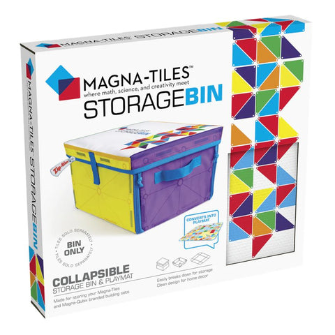 Magna-Tiles Storage Bin and Interactive Play Mat | KidzInc Australia