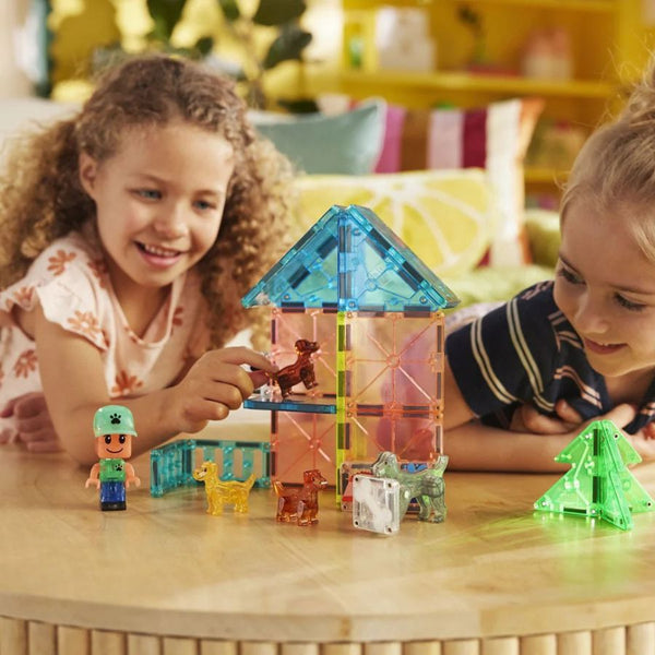 Magna-Tiles Puppy Park 27-Piece Magnetic Construction Set | KidzInc Australia 2