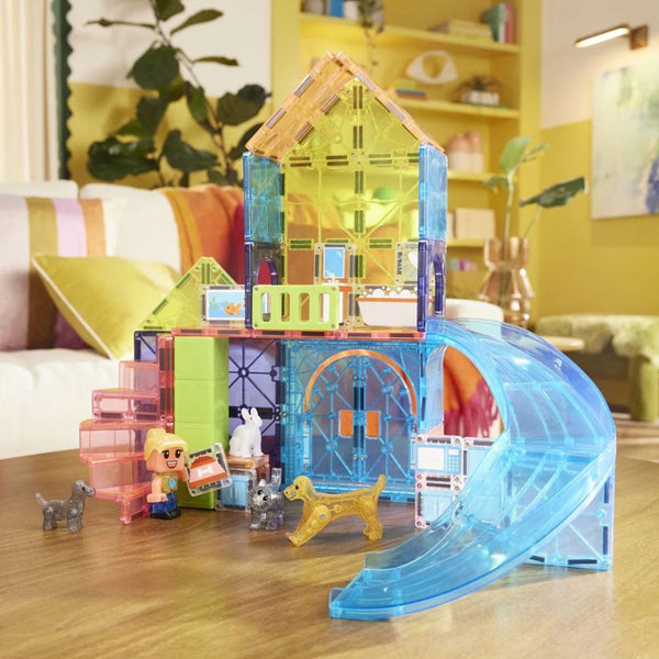 Magna-Tiles Pet Playhouse 50-Piece Magnetic Construction Set | KidzInc Australia 3