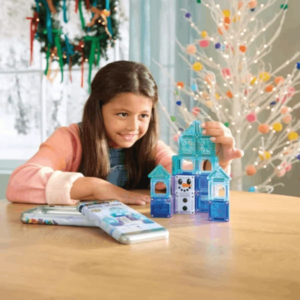 Magna-Tiles microMAGS Winter Wonder 26-Piece Travel Set | KidzInc Australia 2