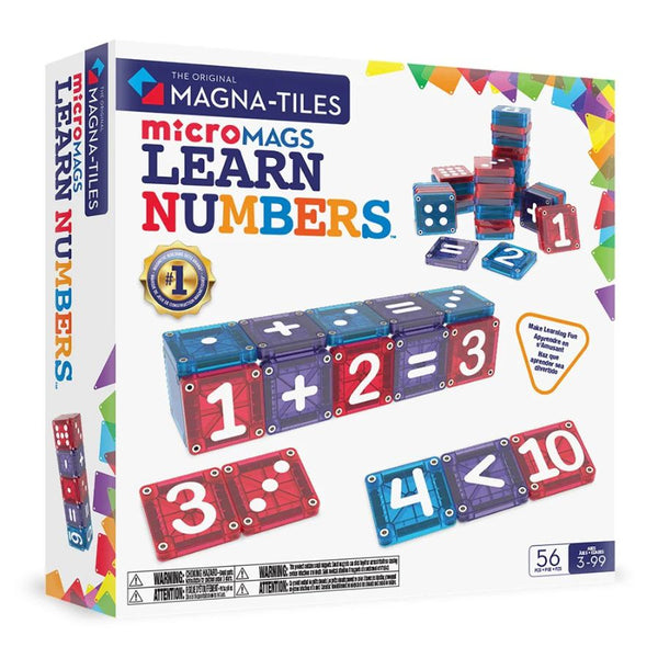 Magna-Tiles microMAGS Learn Numbers | Magnetic Maths Set | KidzInc Australia