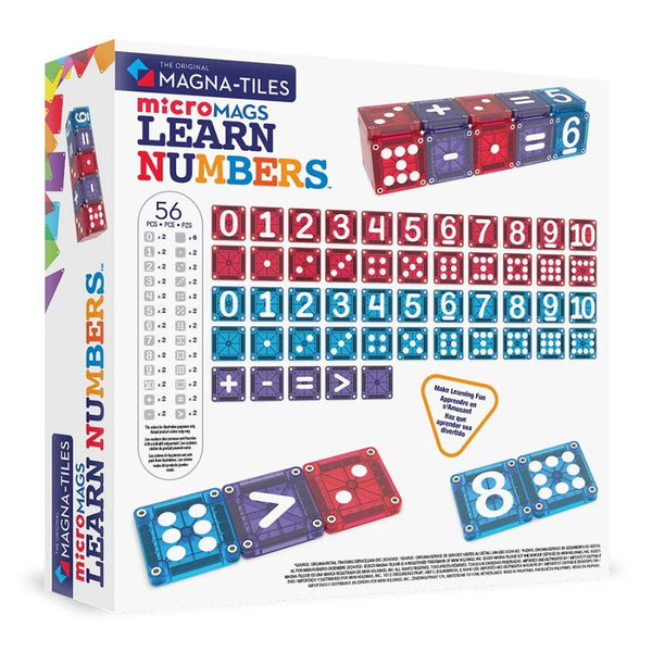 Magna-Tiles microMAGS Learn Numbers | Magnetic Maths Set | KidzInc Australia 3