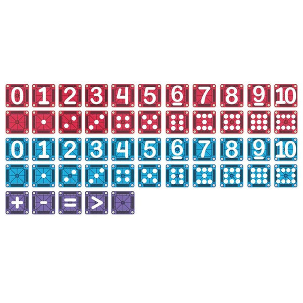 Magna-Tiles microMAGS Learn Numbers | Magnetic Maths Set | KidzInc Australia 2