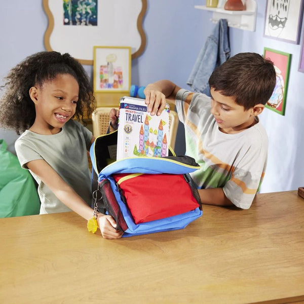 Magna-Tiles microMAGS Travel Set Deluxe 55 Piece On-the-Go Magnetic Fun | KidzInc Australia 2