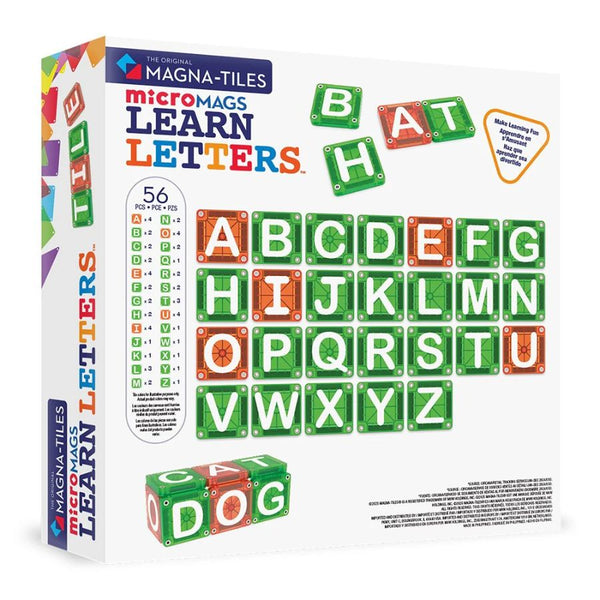 Magna-Tiles microMAGS Learn Letters | Magnetic Alphabet Set | KidzInc Australia 3