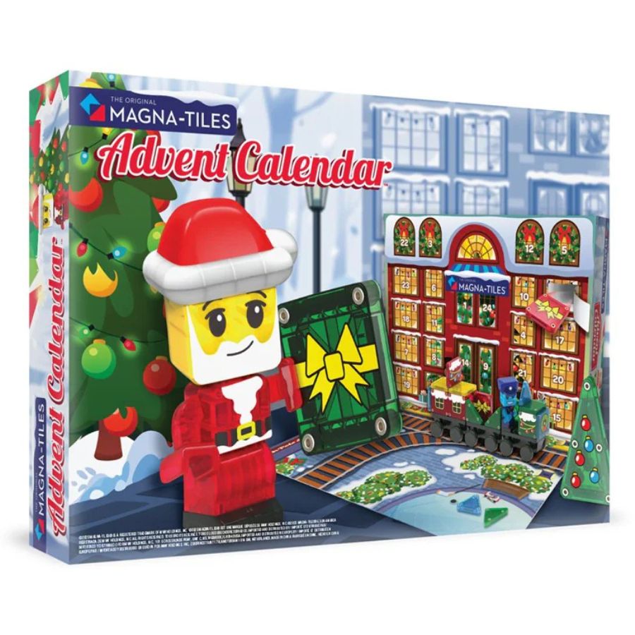 Magna-Tiles Advent Calendar 34-Piece Set | Magnetic Holiday Fun | KidzInc Australia