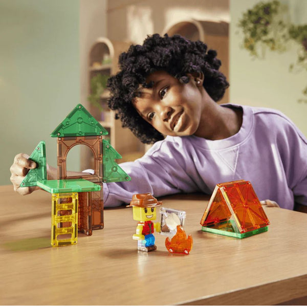 Magna-Tiles Camp Out 16 Piece | Magnetic Tile Camping Building Set | KidzInc Australia 2