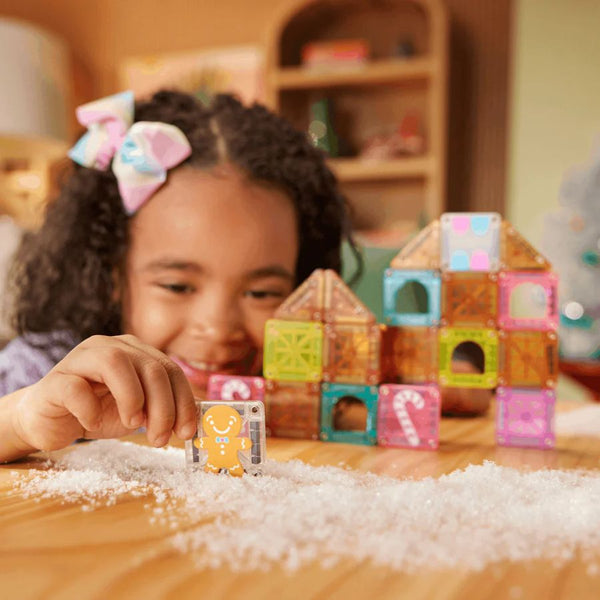 Magna-Tiles microMAGS Gingerbread House Travel Set 24 Pc | Ages 3+ | KidzInc Australia 2