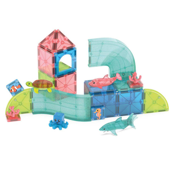 Magna-Tiles Coral Reef 25 Piece | Magnetic Tile Ocean Building Set | KidzInc Australia 3