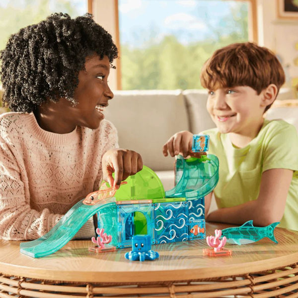 Magna-Tiles Coral Reef 25 Piece | Magnetic Tile Ocean Building Set | KidzInc Australia 2