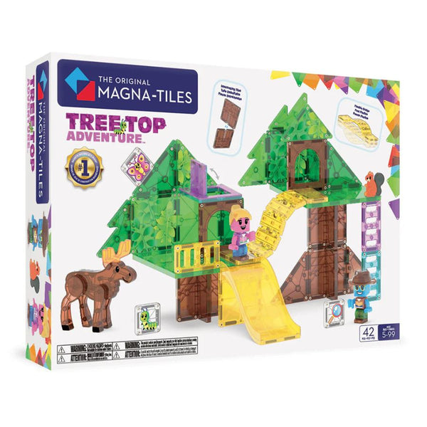 Magna-Tiles Treetop Adventure 42 Piece | Magnetic Tiles Forest Set | KidzInc Australia
