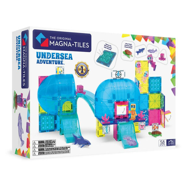 Magna-Tiles Undersea Adventure 58-Piece Set | Ages 5+ | KidzInc Australia