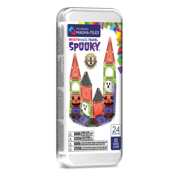 Magna-Tiles microMAGS Spooky Travel Set 24-Pc | Halloween Tiles 3 Yrs+ | KidzInc Australia