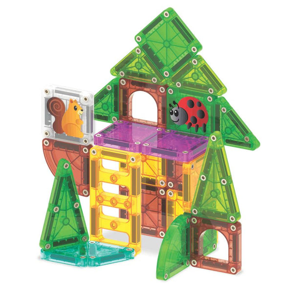 Magna-Tiles microMAGS Treehouse 24 Piece Travel Set | Magnetic Tiles | KidzInc Australia 3