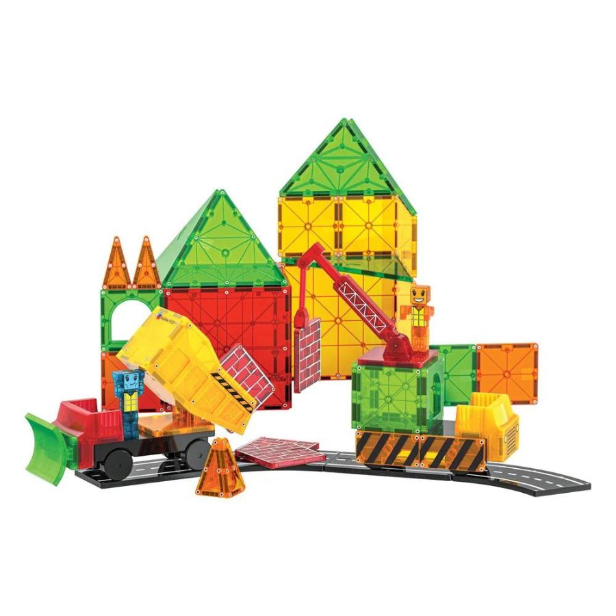 MagnaTiles Builder XL 50Piece Construction Set KidzInc