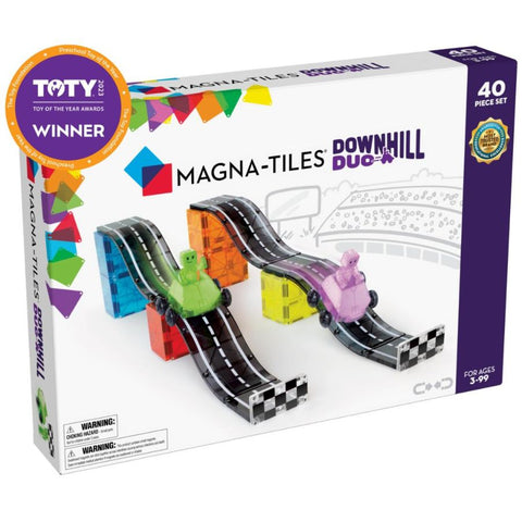 Magna-Tiles Downhill Duo 40 Piece Set | Magna Tiles In Motion | KidzInc Australia
