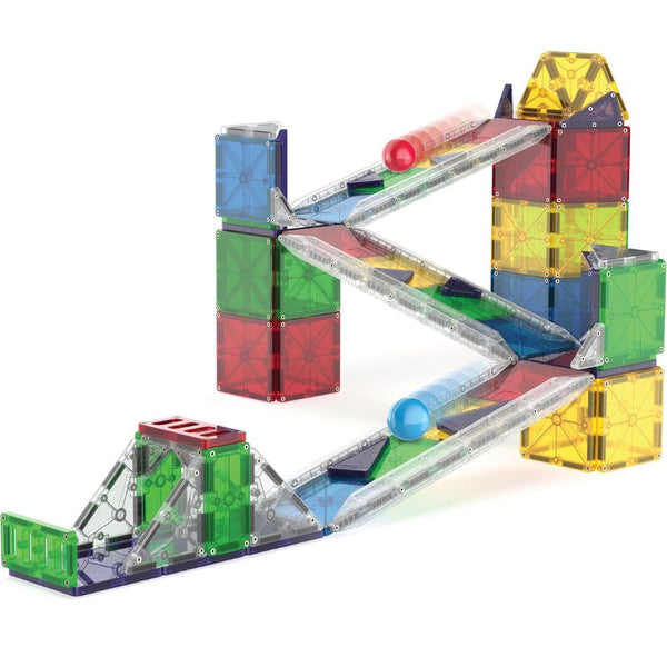 Magna-Tiles Rail Racers Deluxe 90 Piece Magnetic Construction Set | KidzInc Australia 2