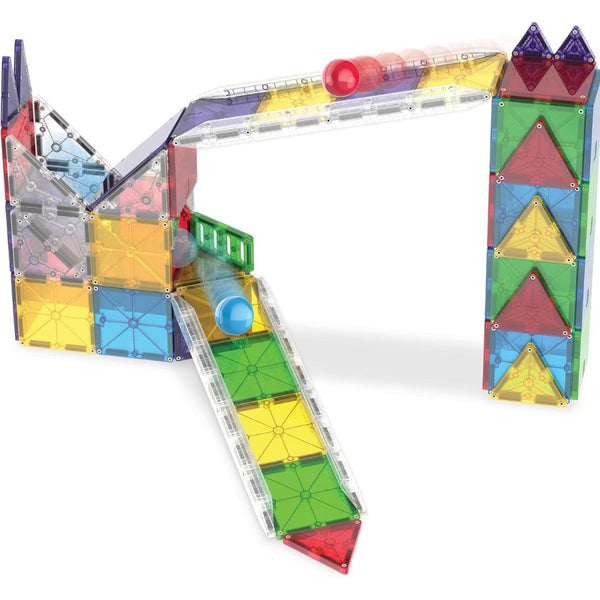 Magna-Tiles Rail Racers Deluxe 90 Piece Magnetic Construction Set | KidzInc Australia 3