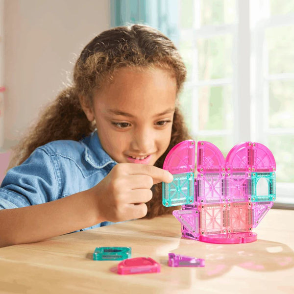 Magna-Tiles microMAGS Heart to Heart 26‑Piece Travel Set | KidzInc Australia 2