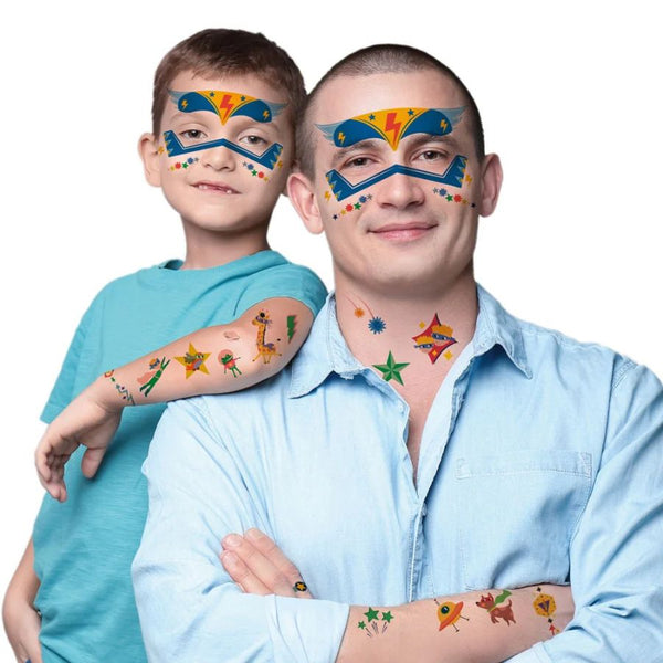 Avenir Face Sticker and Tattoos Superheroes |Fun, Safe & Easy Dress-Up | KidzInc Australia 2