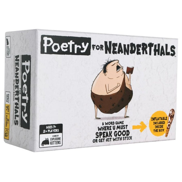 Box of Exploding Kittens Poetry for Neanderthals Original Edition | Funny Word Party Game