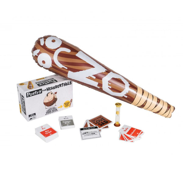 Contents of Exploding Kittens Poetry for Neanderthals Original Edition | Funny Word Party Game