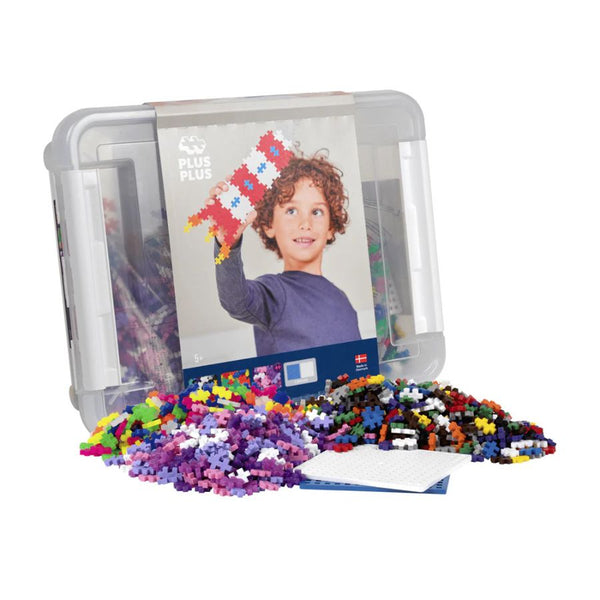 Plus-Plus Storage Box Mix 2400 Pieces – Creative Building Fun | KidzInc Australia