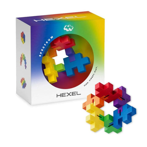 Plus-Plus HEXEL Fidget Toy Spectrum | Fidget Toys | KidzInc Australia