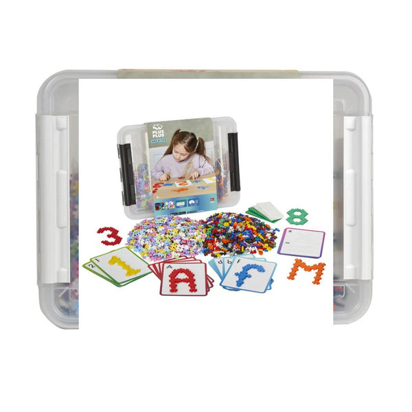 Plus-Plus ABC & 123 Box 2000 Pieces – Learn Letters & Numbers | KidzInc Australia