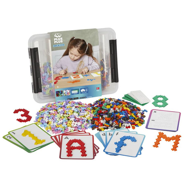 Plus-Plus ABC & 123 Box 2000 Pieces – Learn Letters & Numbers | KidzInc Australia 3