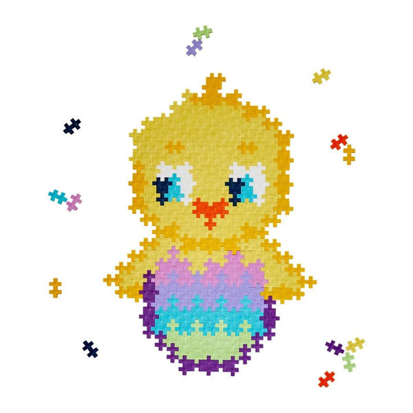 Plus-Plus - Puzzle By Number Chick 250 Pieces | Creative Mosaic Fun | KidzInc Australia 2