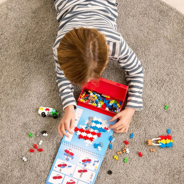 Plus-Plus Activity Pad Transportation Puzzle By Number | KidzInc Australia 2