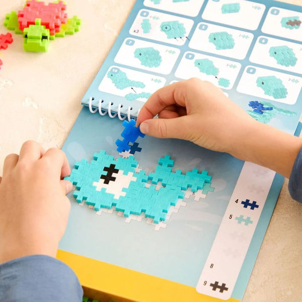 Plus-Plus Activity Pad Ocean Puzzle By Number | KidzInc Australia 2
