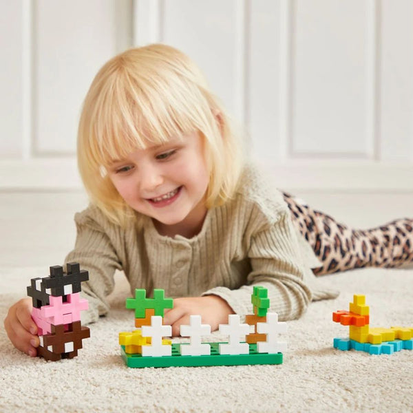 Plus-Plus - Big Activity Farm 50 Pieces | Creative Farm Play Set