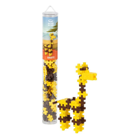 Plus-Plus Giraffe 100 Piece Tube | Creative STEM Toy for Kids |Kidzinc Australia