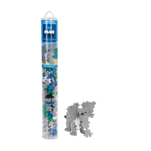 Plus-Plus Elephant 100 Piece Tube | Creative STEM Toy | KidzInc
