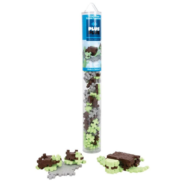 Plus-Plus Sea Turtle Tube – 100 pc Creative Construction Toy (Ages 5+) | KidzInc Australia