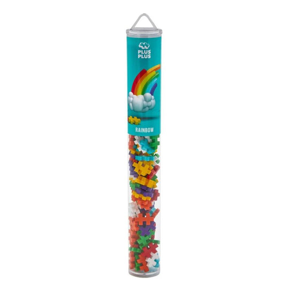 Plus-Plus Rainbow Mix 100 Piece Tube | Creative Construction Toy | KidzInc Australia