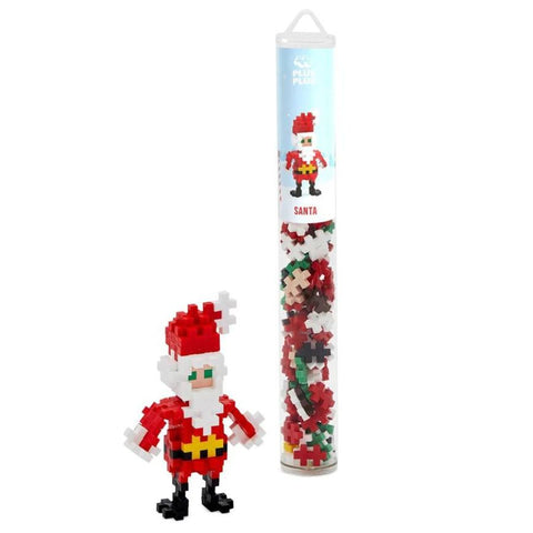 Plus-Plus Santa 100 Pieces Tube | Construction Toys | KidzInc Astralia