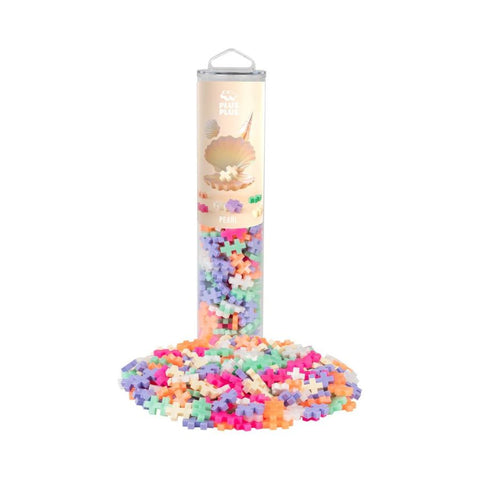 Plus-Plus Pearl Mix Building Blocks – 240 Pieces Tube | STEM Toy | KidzInc Australia