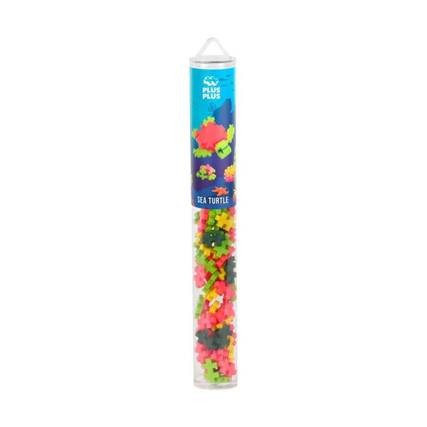 Plus-Plus Sea Turtle Tube – 100 pc Creative Construction Toy (Ages 5+) | KidzInc Australia