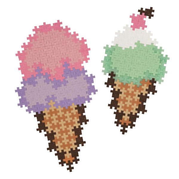 Plus-Plus Puzzle by Number Ice Cream Cones  250 Piece Set | KidzInc Australia 2