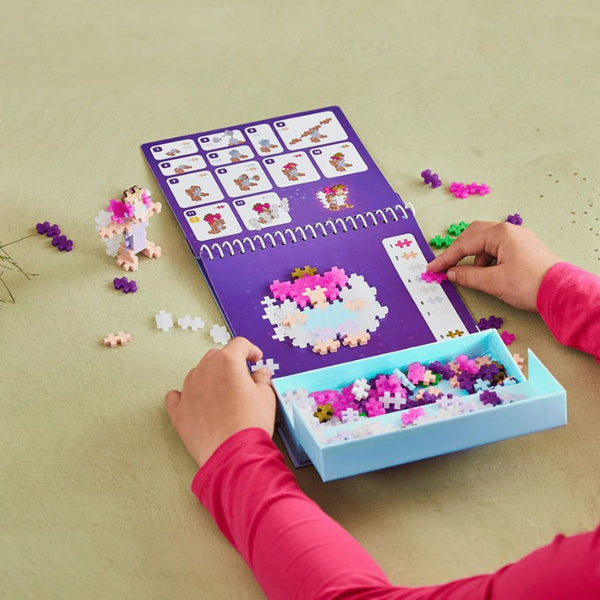 Plus-Plus Puzzle by Number Activity Pad Enchanted Forest | KidzInc Australia 2