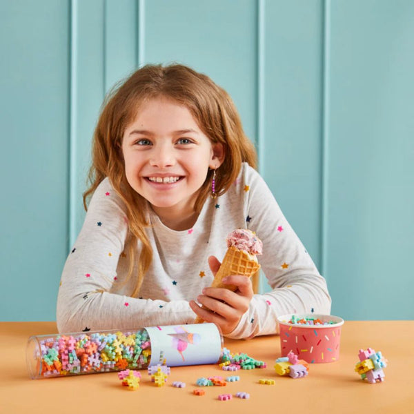 Plus-Plus Gelato 240 Piece Pastel Tube Building Set | KidzInc Australia 2