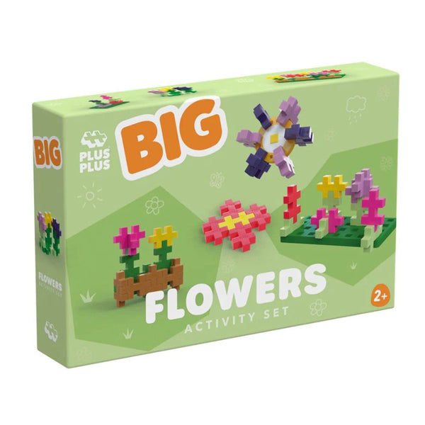 Plus-Plus BIG Activity Flowers Building Set for Toddlers | KidzInc Australia