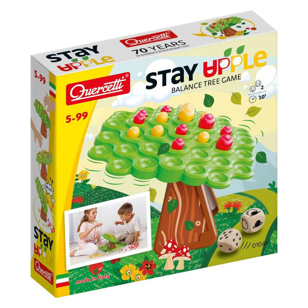 Quercetti Stay Apple Balance Tree Game | KIdzInc Australia 4