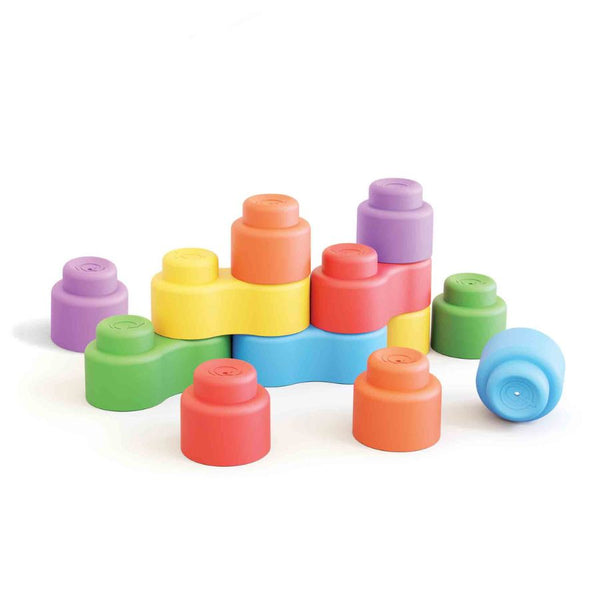 Quercetti Momy Soft Blocks 12 Piece Set | KidzInc Australia 4