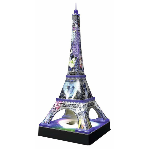 Ravensburger - 3D Puzzle 216pc Mickey & Minnie Eiffel Tower Night Edition