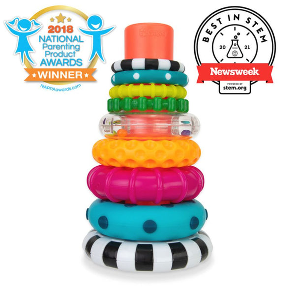 Sassy Baby Stacks of Circles – Award-Winning Stacking Toy | KidzInc Australia