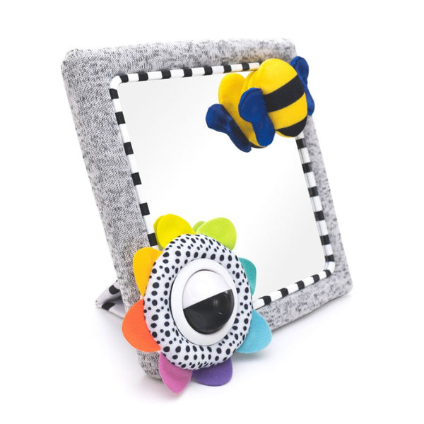 Sassy Baby See Me Bee Floor Mirror | Tummy Time Learning Fun | KidzInc Australia